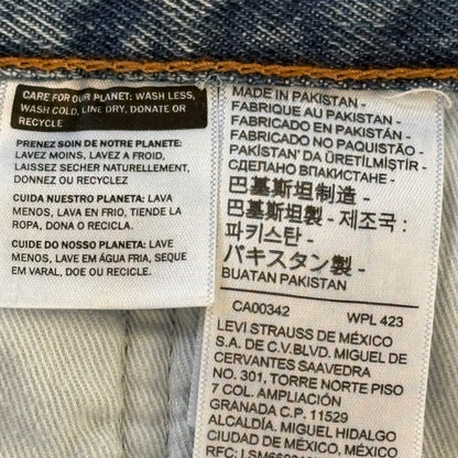 Levis 512 Jeans Straight Leg Size 36L Men's Blue Denim