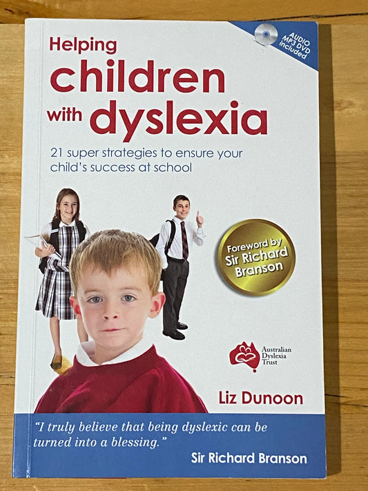 Helping Children With Dyslexia by Liz Dunoon Paperback Complete with CD 2010 GD