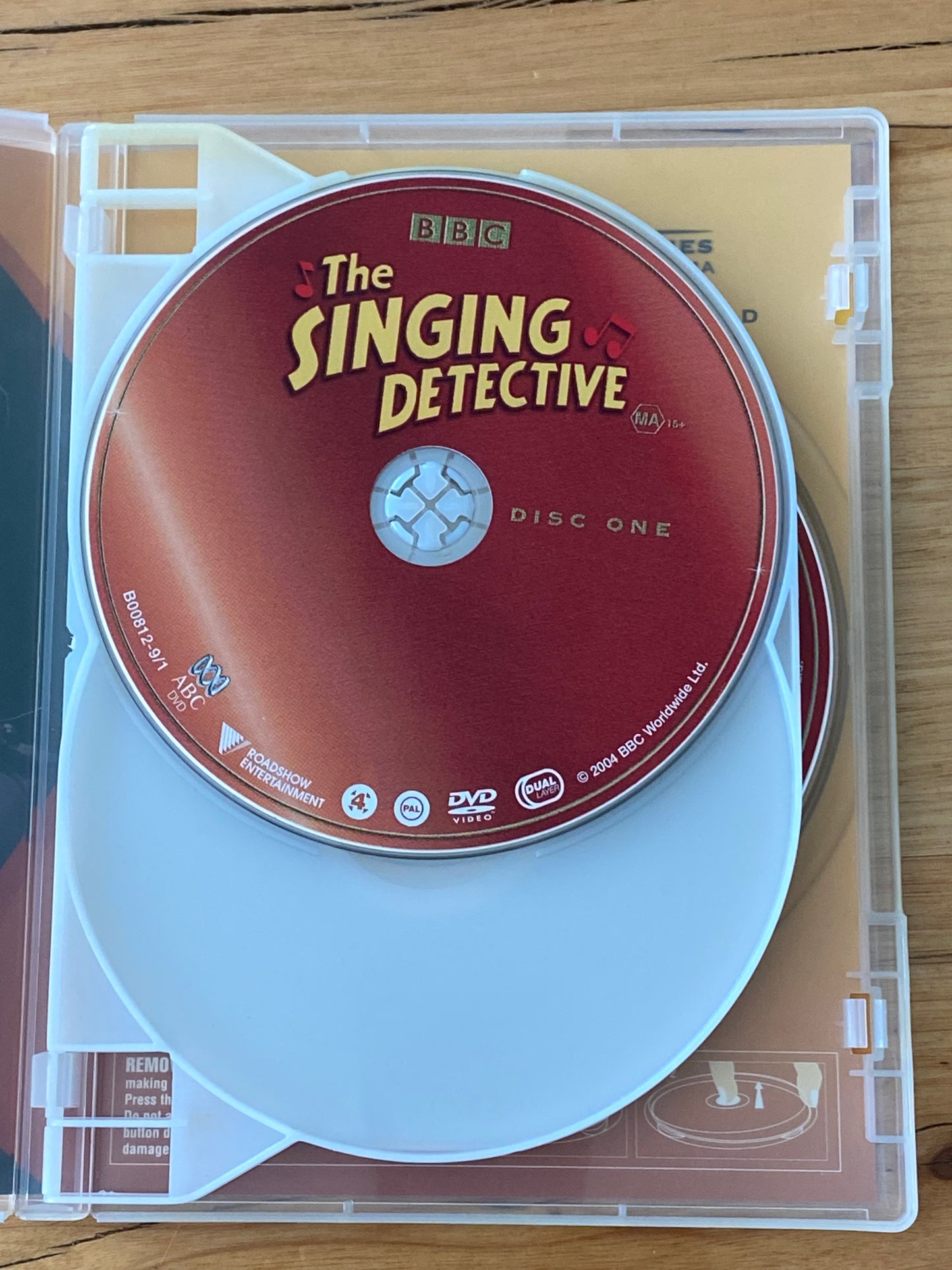 The Singing Detective DVD BBC Drama 3-Disc Set PAL 4 VGC