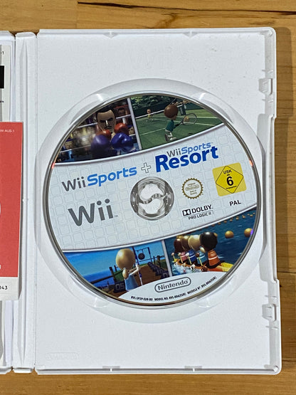 Wii Sports + Sports Resort With Manual Video Game VGC