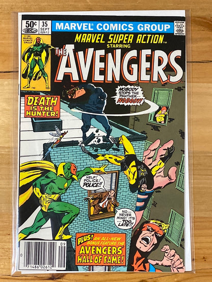 MARVEL SUPER ACTION (1977) STARRING THE AVENGERS #25, 31-37 (FN)