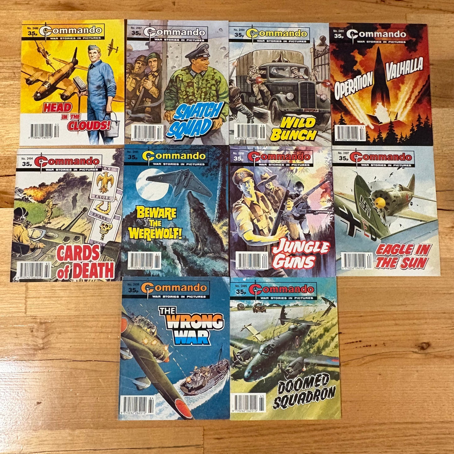 Commando War Comics x 10 Bundle 1991 DC Thomson VGC 039