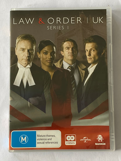 Law & Order UK Series 1 & 5 DVD ITV British Crime Drama 2-Disc Sets PAL 4 VGC