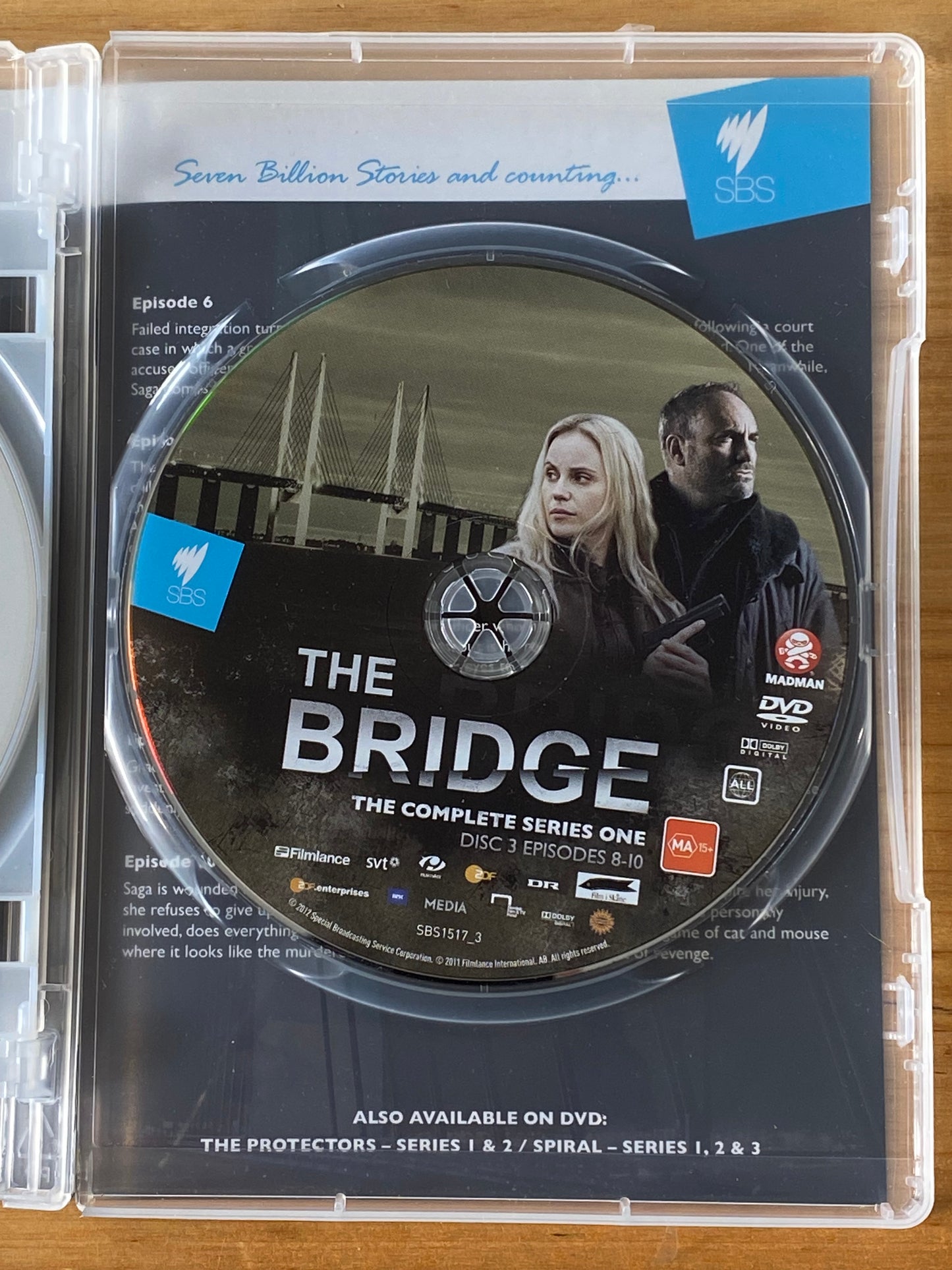 The Bridge Complete Series 1-3 DVD Swedish/Danish Crime Thriller PAL 4 VGC