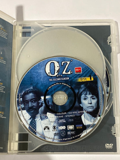 Oz The Second Season DVD 3-Disc Set PAL 4 VGC