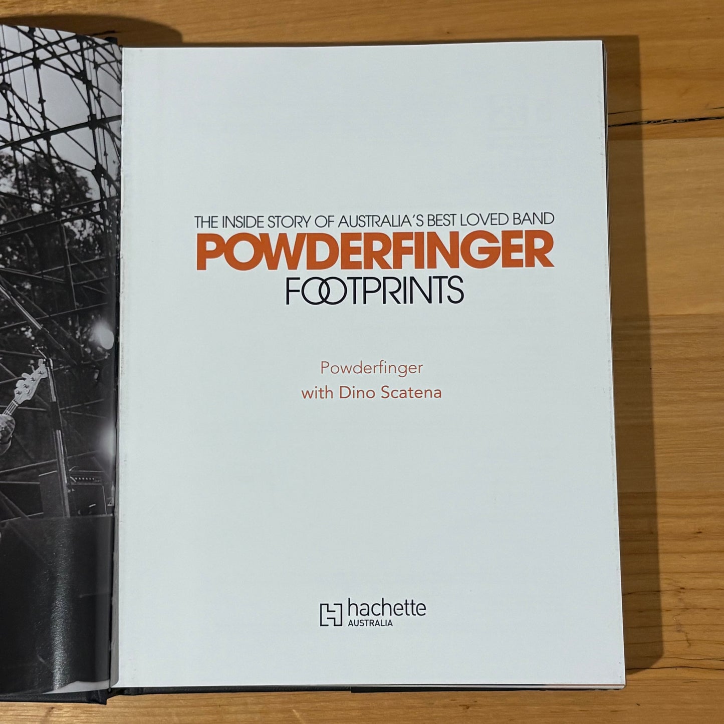 Powderfinger Footprints Limited Edition 2 CDs, HC Book, Lanyard & Postcards