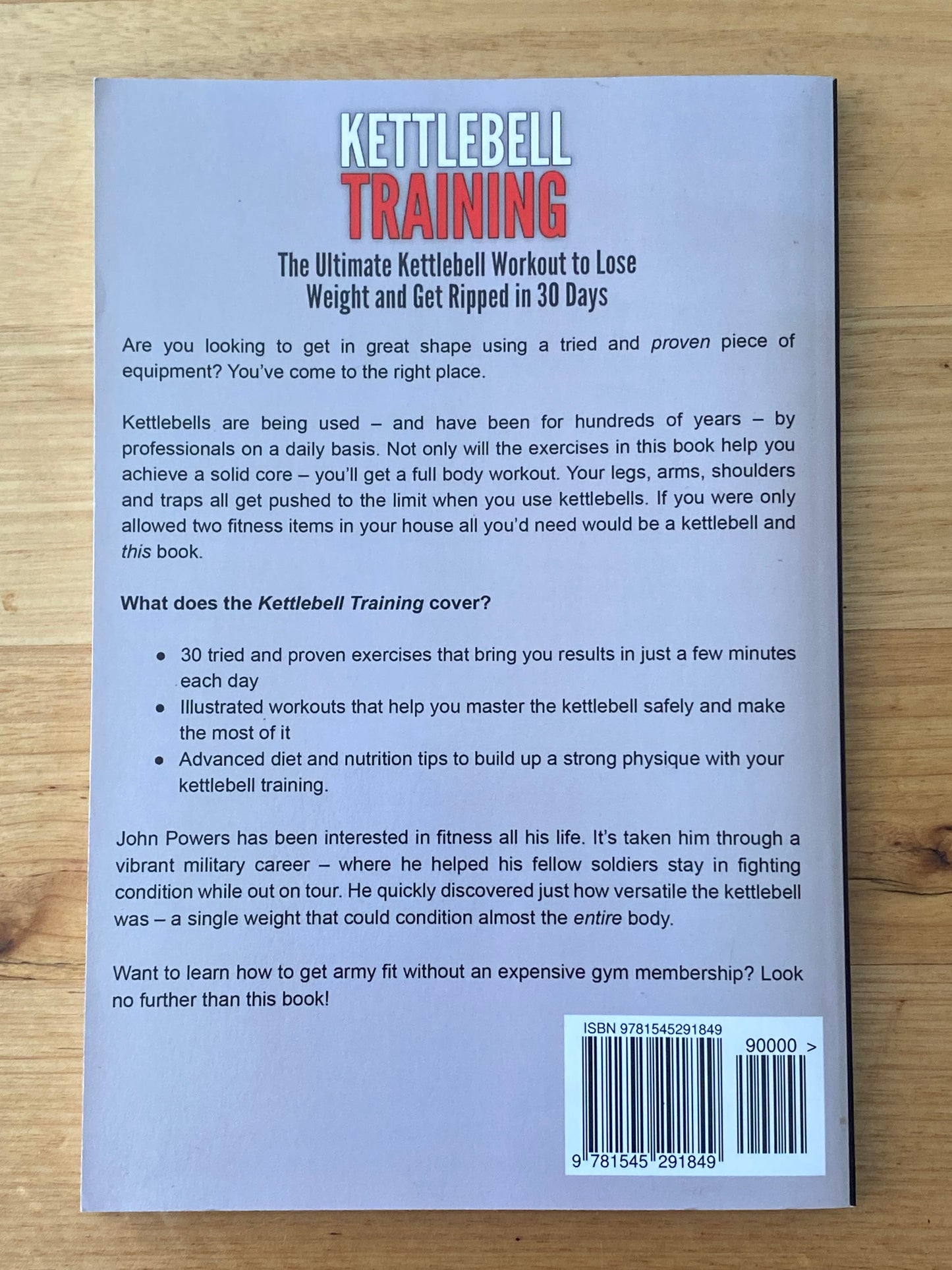 Kettleball Training by John Powers Paperback 2014 GD