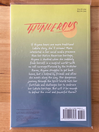 THUNDEROUS HARD COVER GRAPHIC NOVEL, CURIOSITY BOOKS