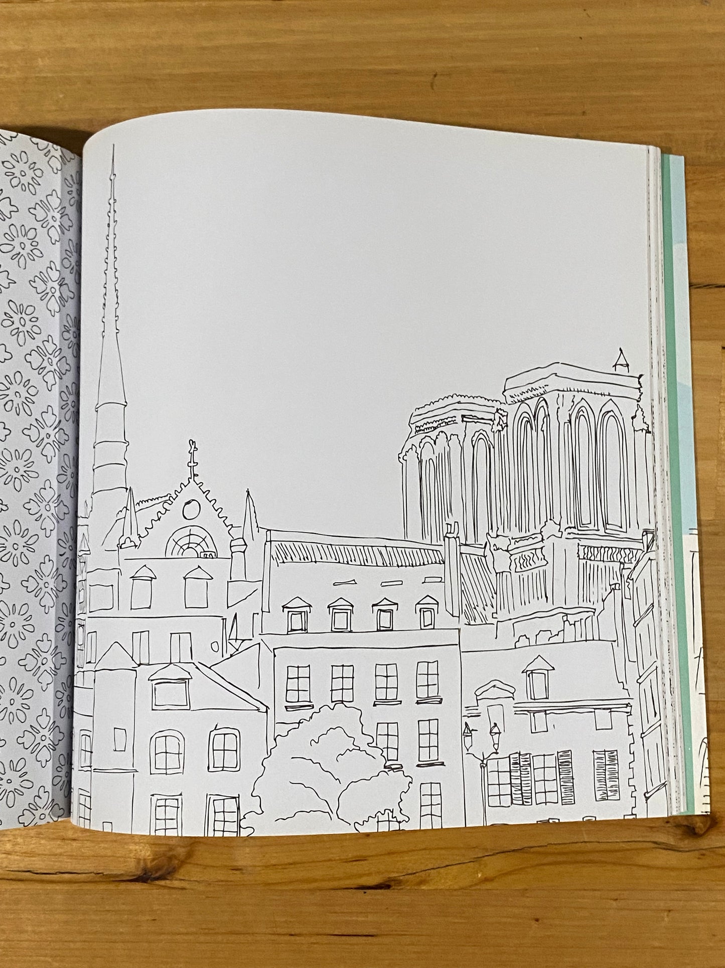 Secret Paris Colouring For Mindfulness by Zoé de Las Cases Adult Colouring Book