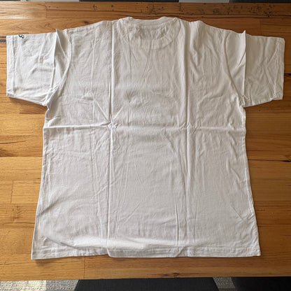 Men’s Playboy Short Sleeve White Graphic Logo Tee Shirt Size XL