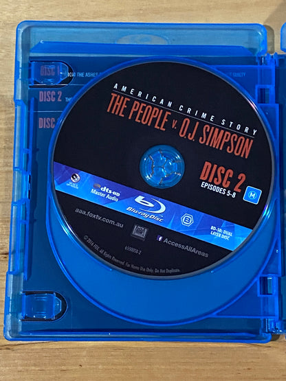 The People Vs O.J. Simpson Blu-ray 3-Disc VGC