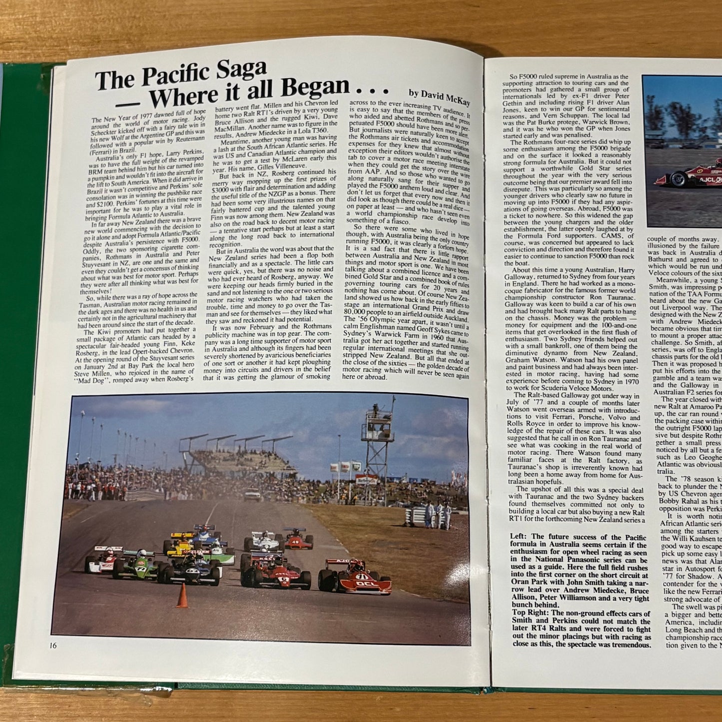 Australian Motor Racing Year 11 1981/82 Hardcover GD