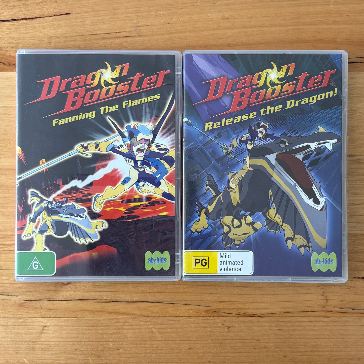 Dragon Booster Fanning the Flames & Release The Dragon DVD PAL 4 VGC