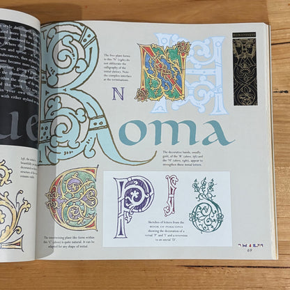 The Illuminated Alphabet by Timothy Noan Paperback Calligraphy 1994 GD