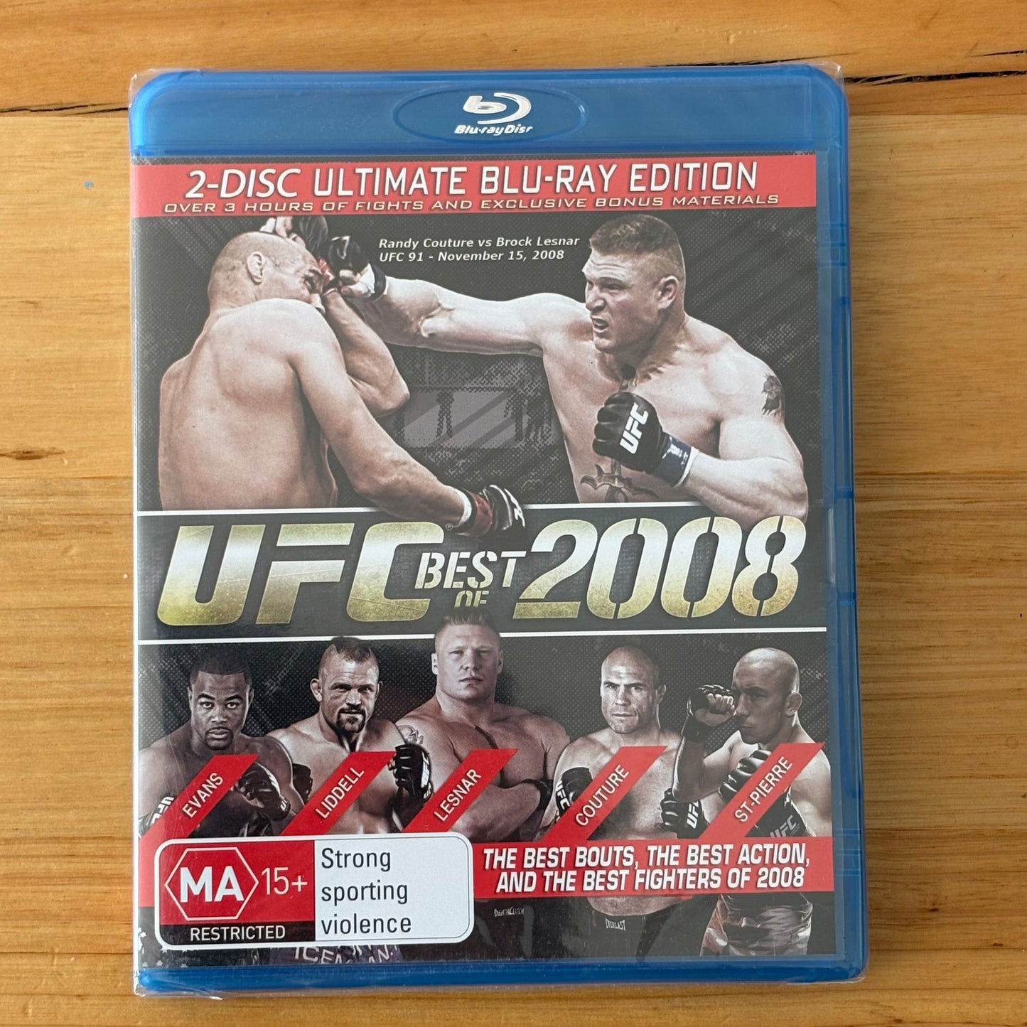 Best of UFC 2008 Blu-ray 2-Disc Ultimate Edition Region B New Sealed