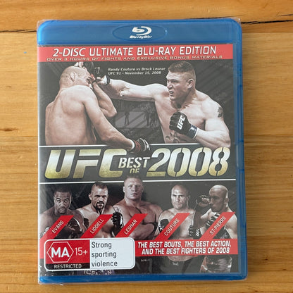 Best of UFC 2008 Blu-ray 2-Disc Ultimate Edition Region B New Sealed