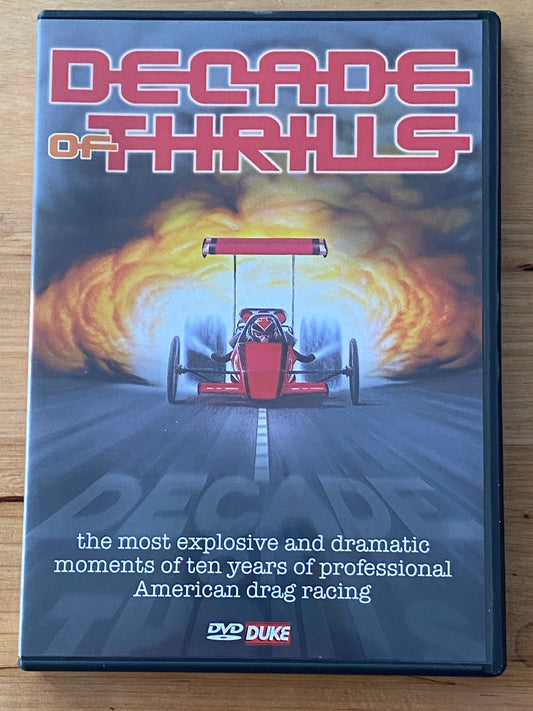 Decade Of Thrills 1 & 2 DVD American Drag Racing PAL 0 VGC