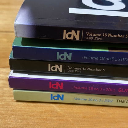 IDN Magazine International Designers Network Bundle of 5 All With DVDs VGC