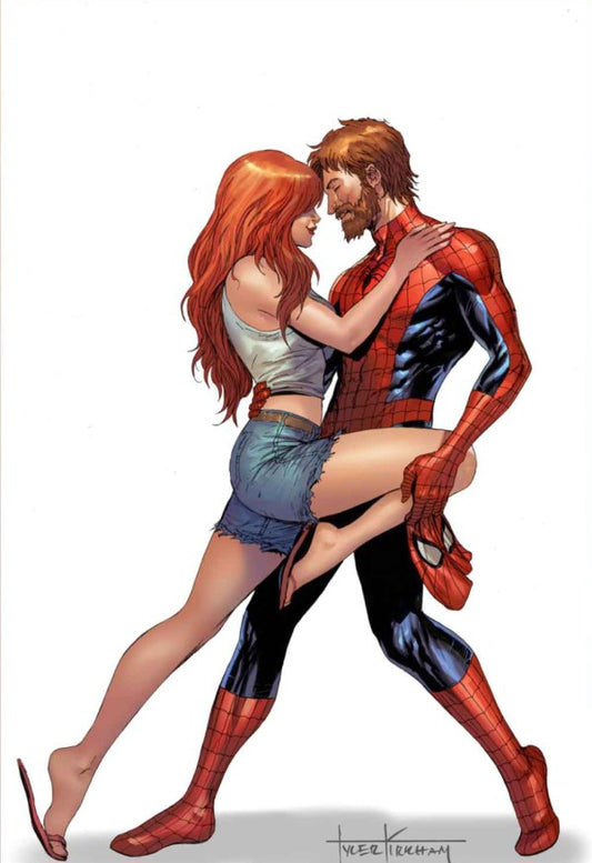 ULTIMATE SPIDER-MAN (2024) #4 UNKNOWN COMICS TYLER KIRKHAM EXCLUSIVE WHITE OUT VARIANT