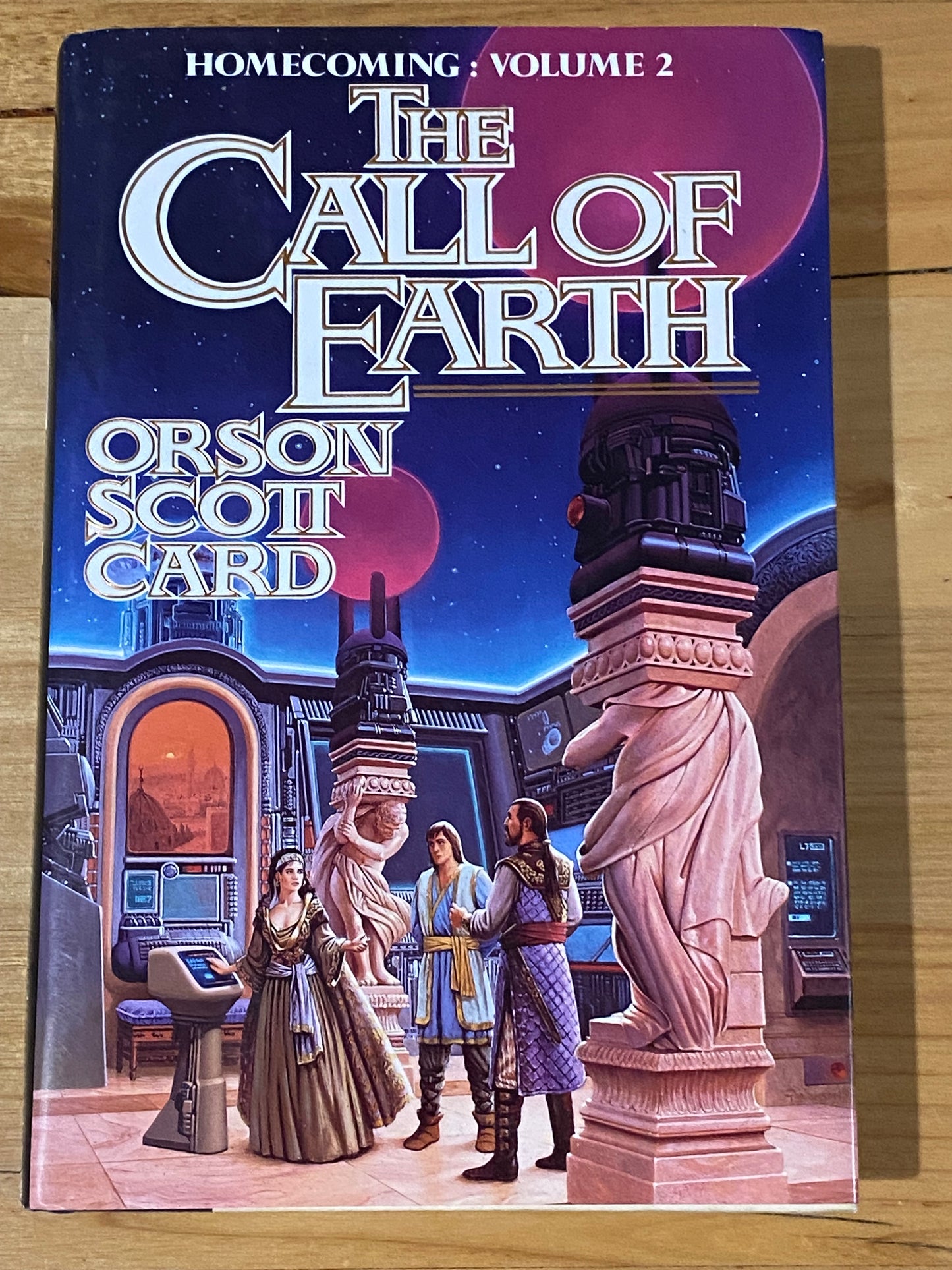 The Call Of Earth by Orson Scott Card Hardcover 1993 GD