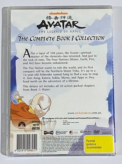 Avatar The Legend of Aang Complete Books 1-3 DVD PAL 4 Set VGC