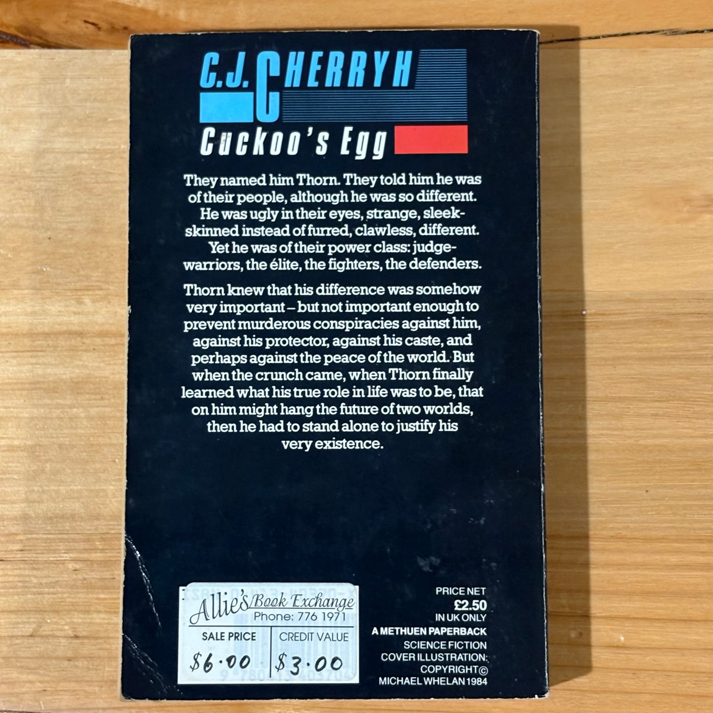 Vintage C.J. Cherryh Sci-Fi Book Bundle Pride of Chanur Cuckoo's Egg Hunter of Worlds