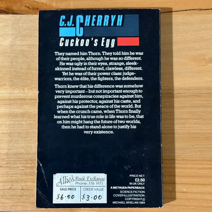 Vintage C.J. Cherryh Sci-Fi Book Bundle Pride of Chanur Cuckoo's Egg Hunter of Worlds