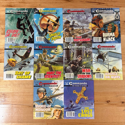 Commando War Comics x 10 Bundle 1990 DC Thomson VGC 038