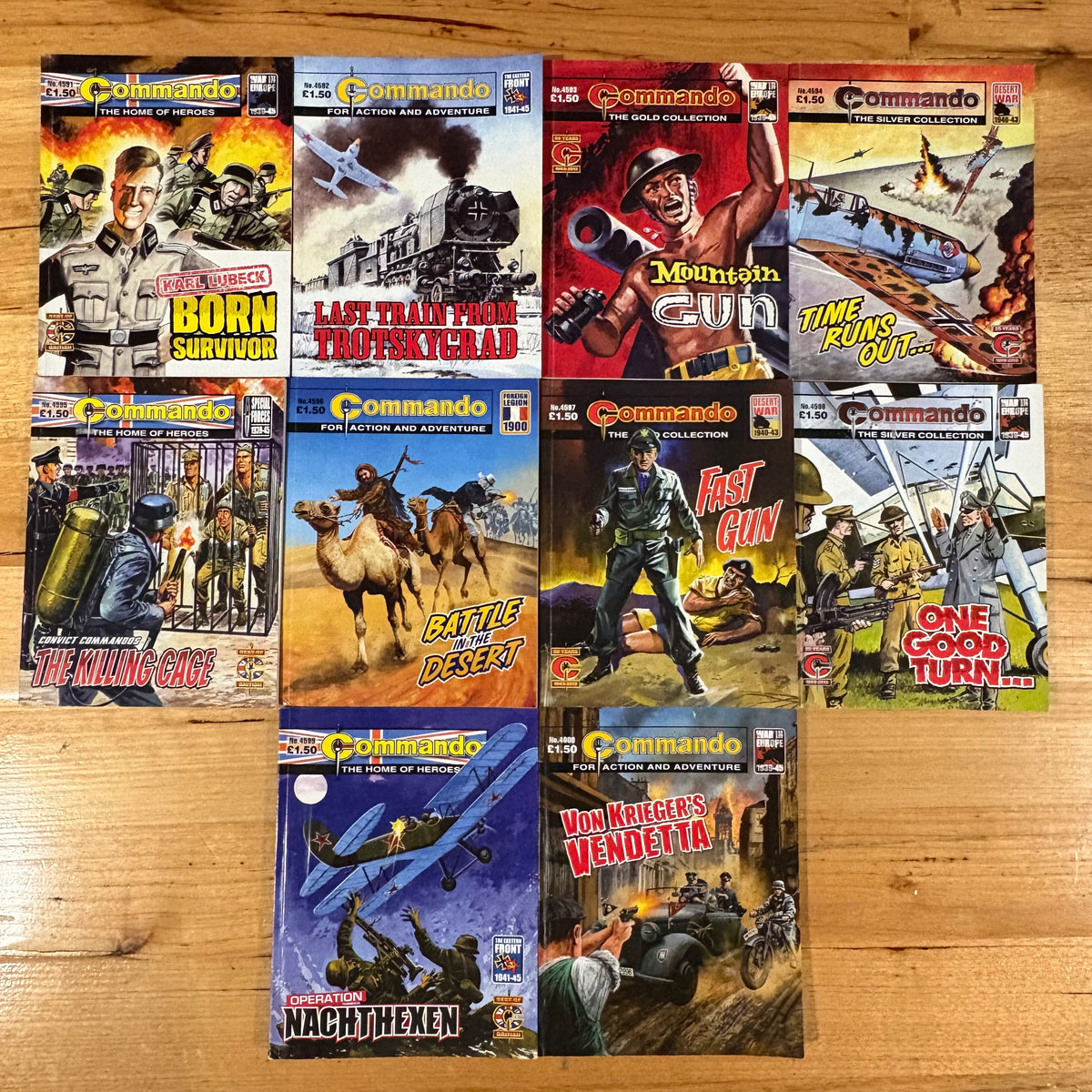 Commando War Comics x 10 Bundle Printed 2013 DC Thomson 305