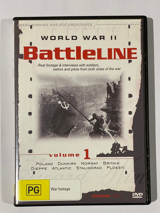 World War 2 Battleline DVD Vol 1 VGC