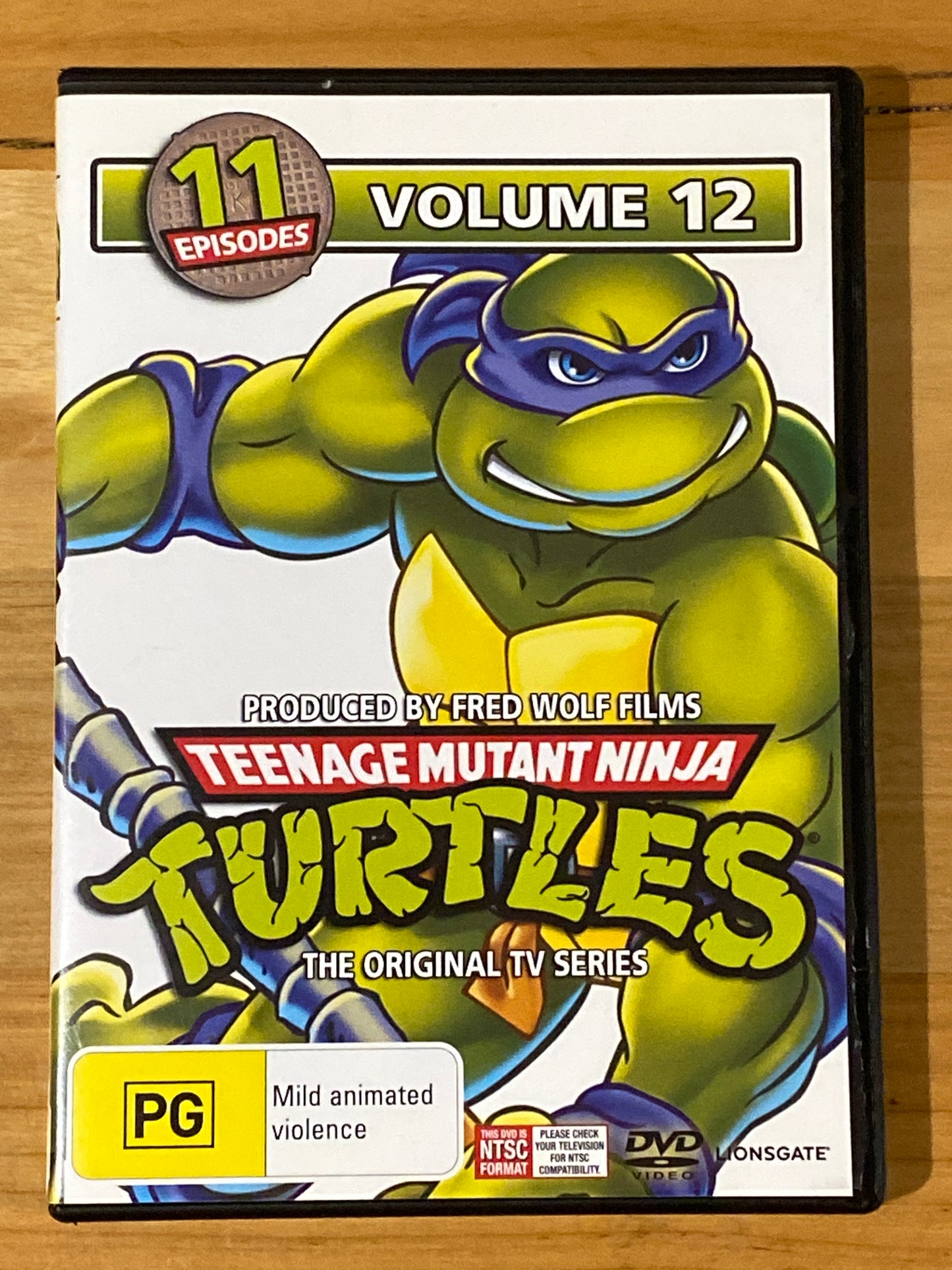 Teenage Mutant Ninja Turtles Original TV Series DVD Volumes 4 & 12 NTSC 4 VGC