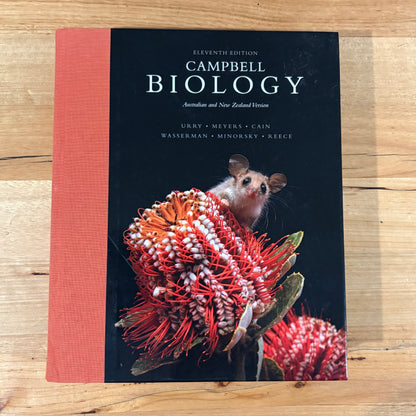 Campbell Biology AUS and NZ Version 11th Edition Lisa A. Urry Hardcover GD