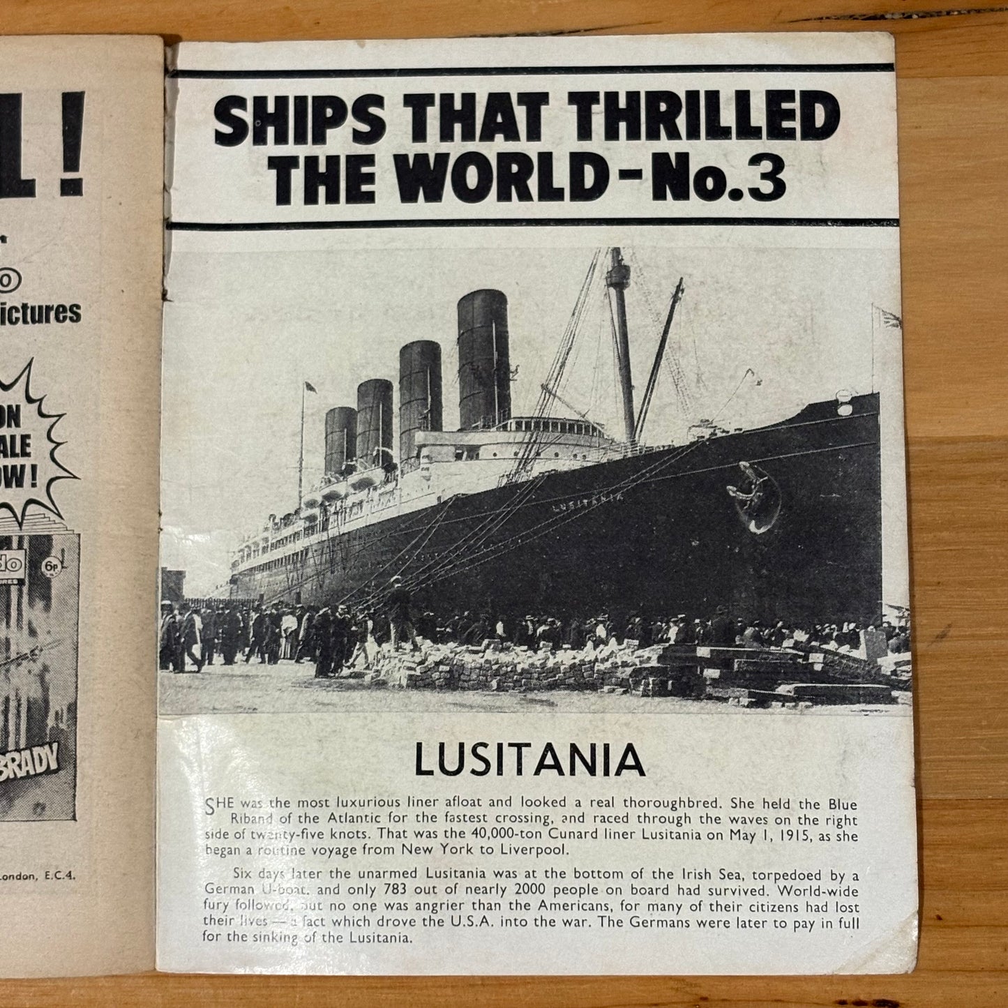 Commando War Comic #653 Battling Brady 1972