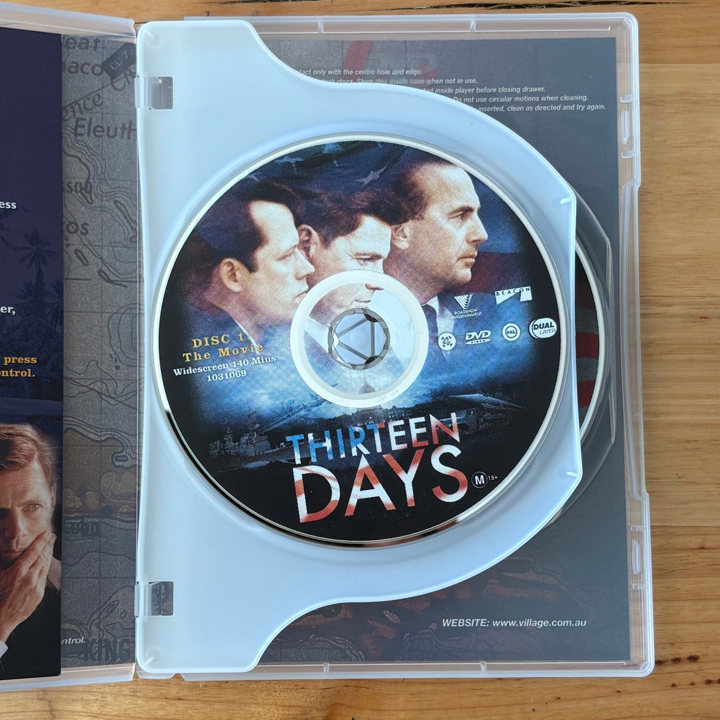 Thirteen Days DVD Kevin Costner 2-Disc Edition PAL 4 VGC