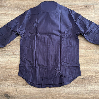 Soil And Bone Shirt Men's Medium Casual Long Sleeve Blue Collared NWT