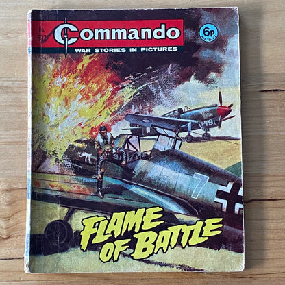 Commando War Comic #637 Flame Of Battle 1972