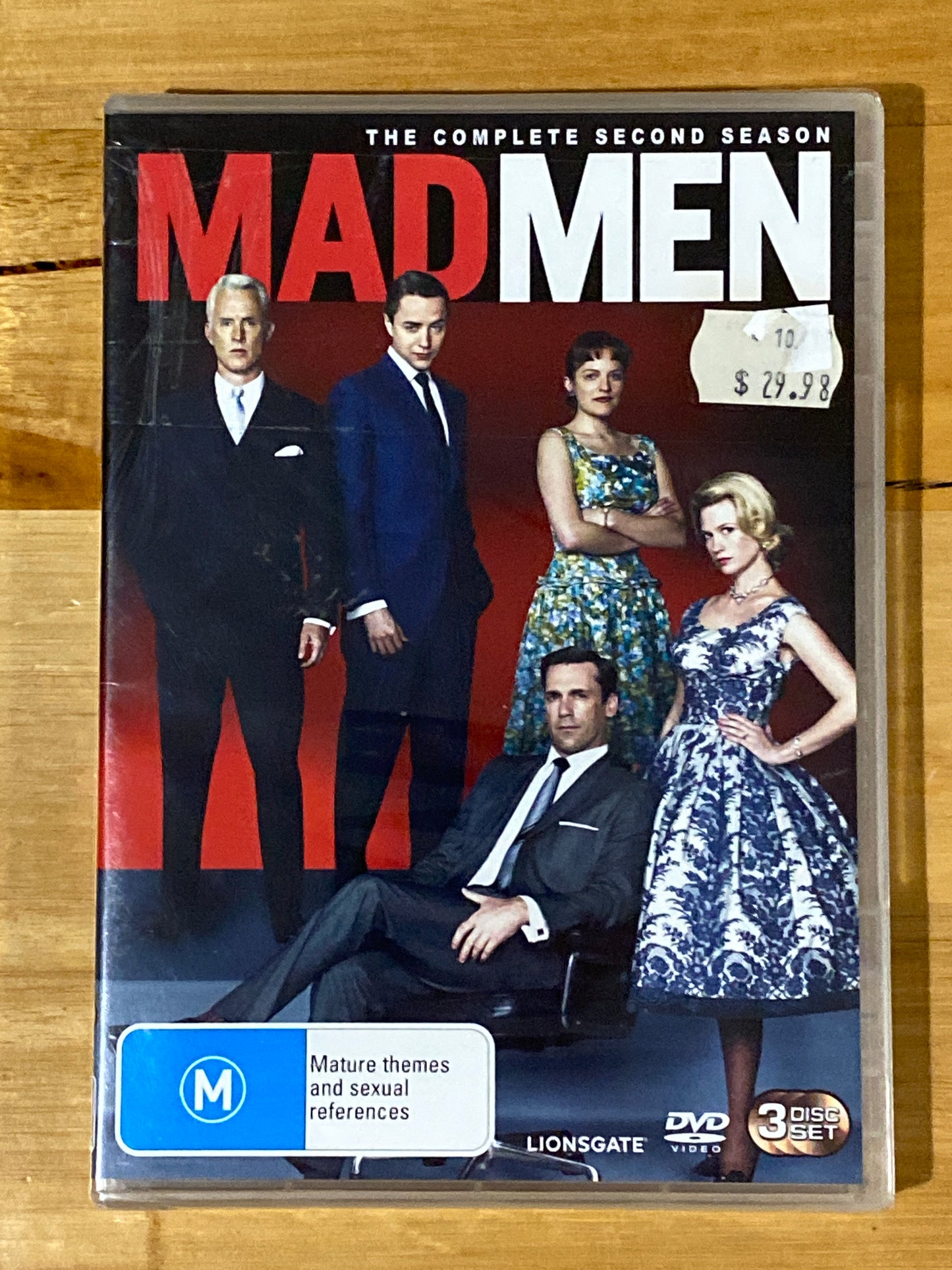 Mad Men Seasons 1-3 DVD Jon Hamm American Drama PAL 4 Brand New Sealed