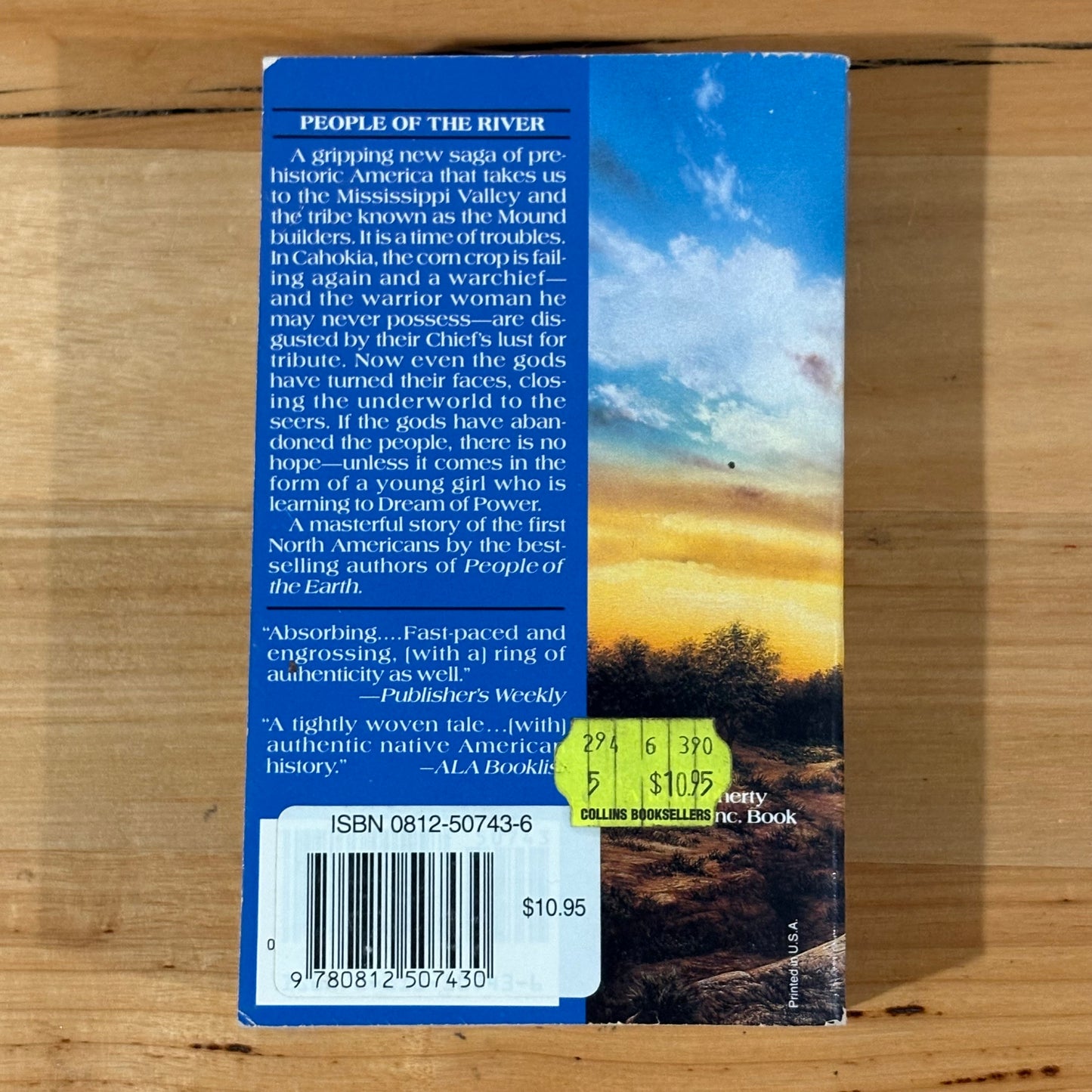 People Of The Fire & The River Michael Gear and Kathleen O'Neill Gear Paperback x 2