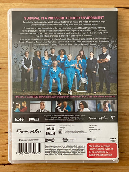 Wentworth DVD Seasons 1-7 PAL 4 VGC - Seasons 3+6 New Sealed