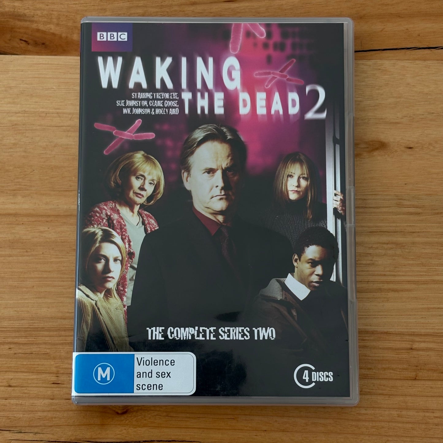 Waking The Dead Series 1-3 & Pilot Episode DVD 5-Disc PAL 4 VGC