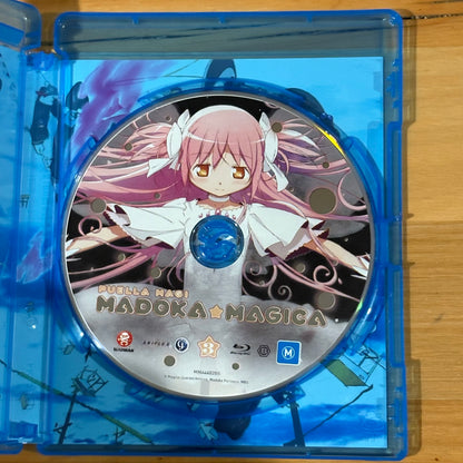 Puella Magi Madoka Magica Blu-ray Anime 3-Disc Box-Set Region B VGC