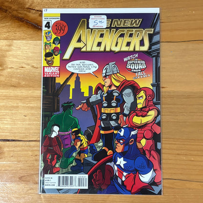 New Avengers (2010) #4 Leonel Castellani Incentive Super Hero Squad Variant