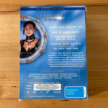 Stargate SG-1 Seasons 9 and 10 DVD Sci-fi Box-Sets PAL 4 VGC