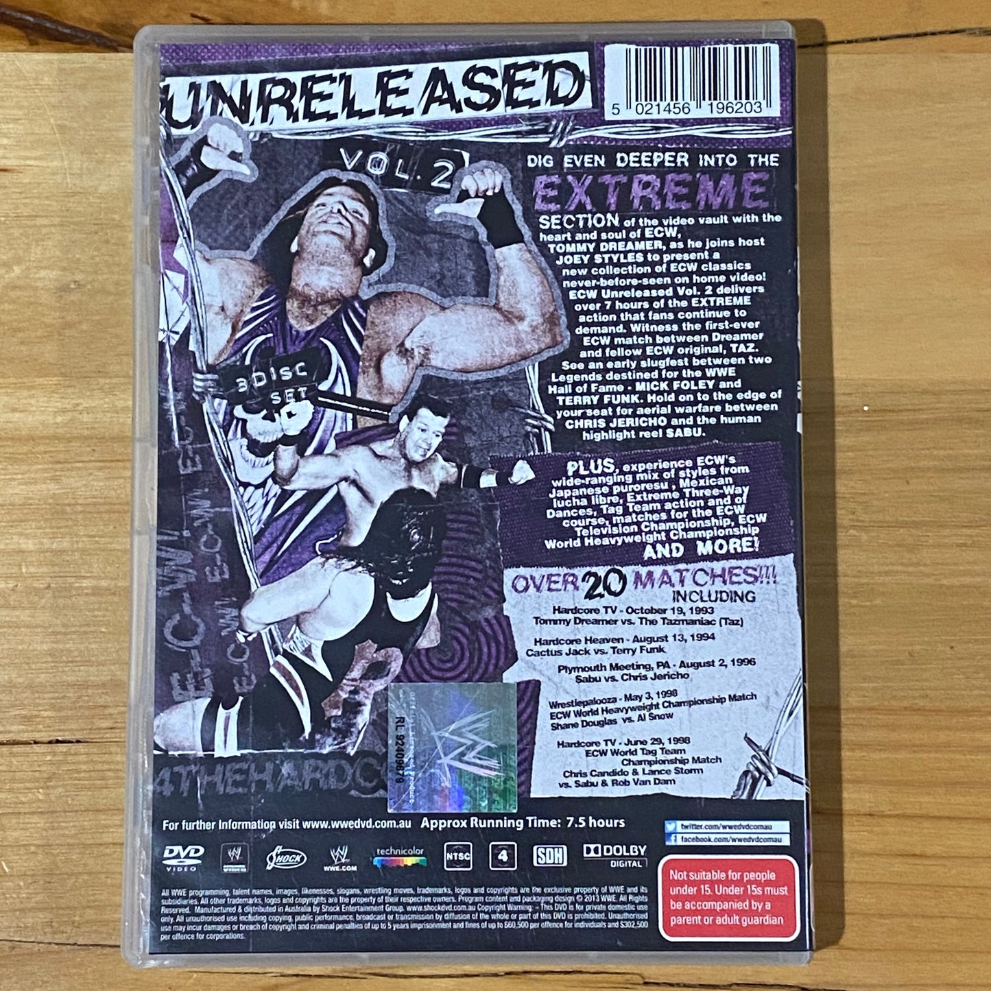 Wresting DVDs WWF WCW Bundle of 10 Mixed Titles Hours of Classic Brawls!