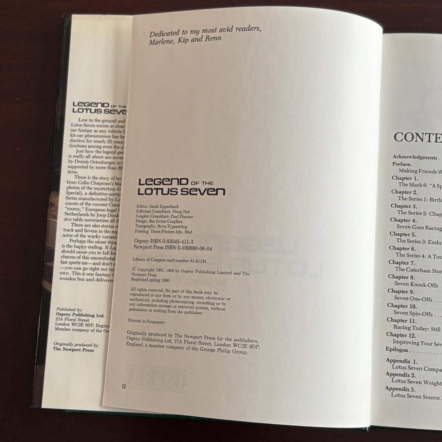 Legend Of The Lotus Seven by Dennis Ortenburger Hardcover GD