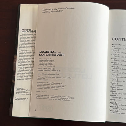 Legend Of The Lotus Seven by Dennis Ortenburger Hardcover GD