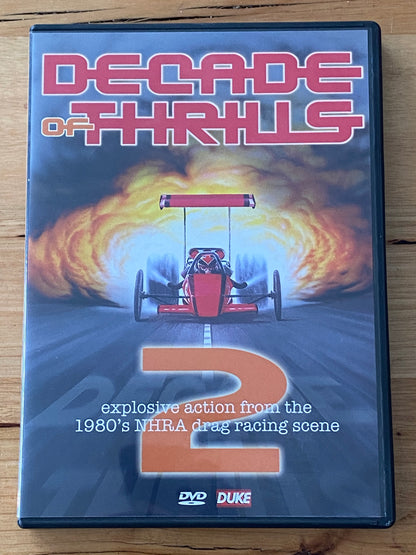 Decade Of Thrills 1 & 2 DVD American Drag Racing PAL 0 VGC