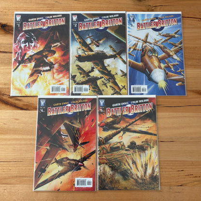 Battler Britton Complete Set 1-5 Garth Ennis Mini-Series Wildstorm Comics 2005