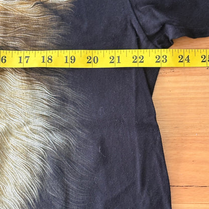 Rock Chang High Definition Wolf T-Shirt Black Short Sleeve Size Extra Large