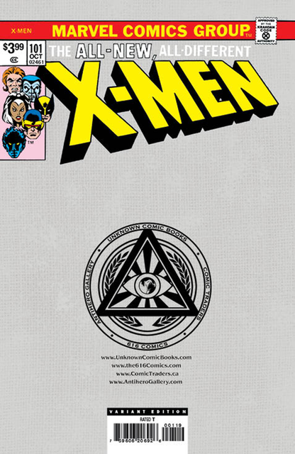 X-MEN #101 FACSIMILE EDITION UNKNOWN COMICS NATHAN SZERDY GREEN VARIANT